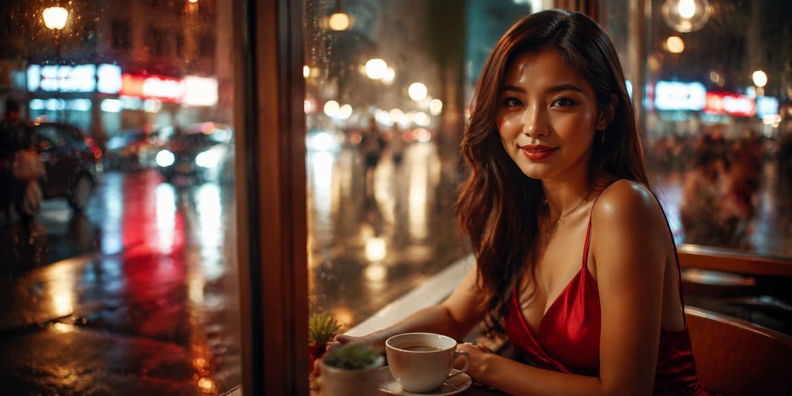 Khung cảnh chơi slot game và cà phê tại Nha Trang